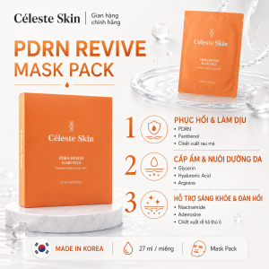 CÉLESTE SKIN PDRN REVIVE MASK PACK HỘP 10 MIẾNG