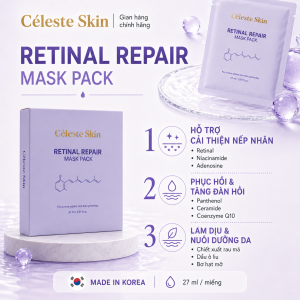 CÉLESTE SKIN RETINAL REPAIR MASK PACK 10 MIẾNG / HỘP